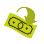 Honest cost effective pricing Icon showing money note
